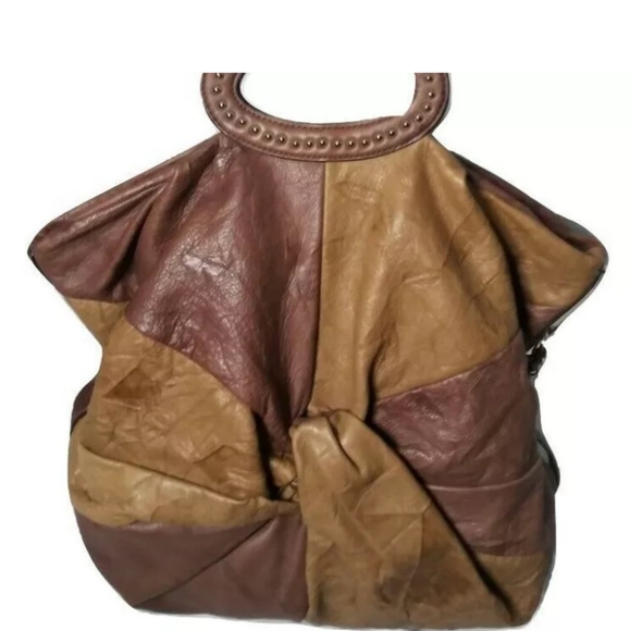 GUESS By Marciano Leather Extra Large Handbag Tote Studs details - Picture 6 of 10